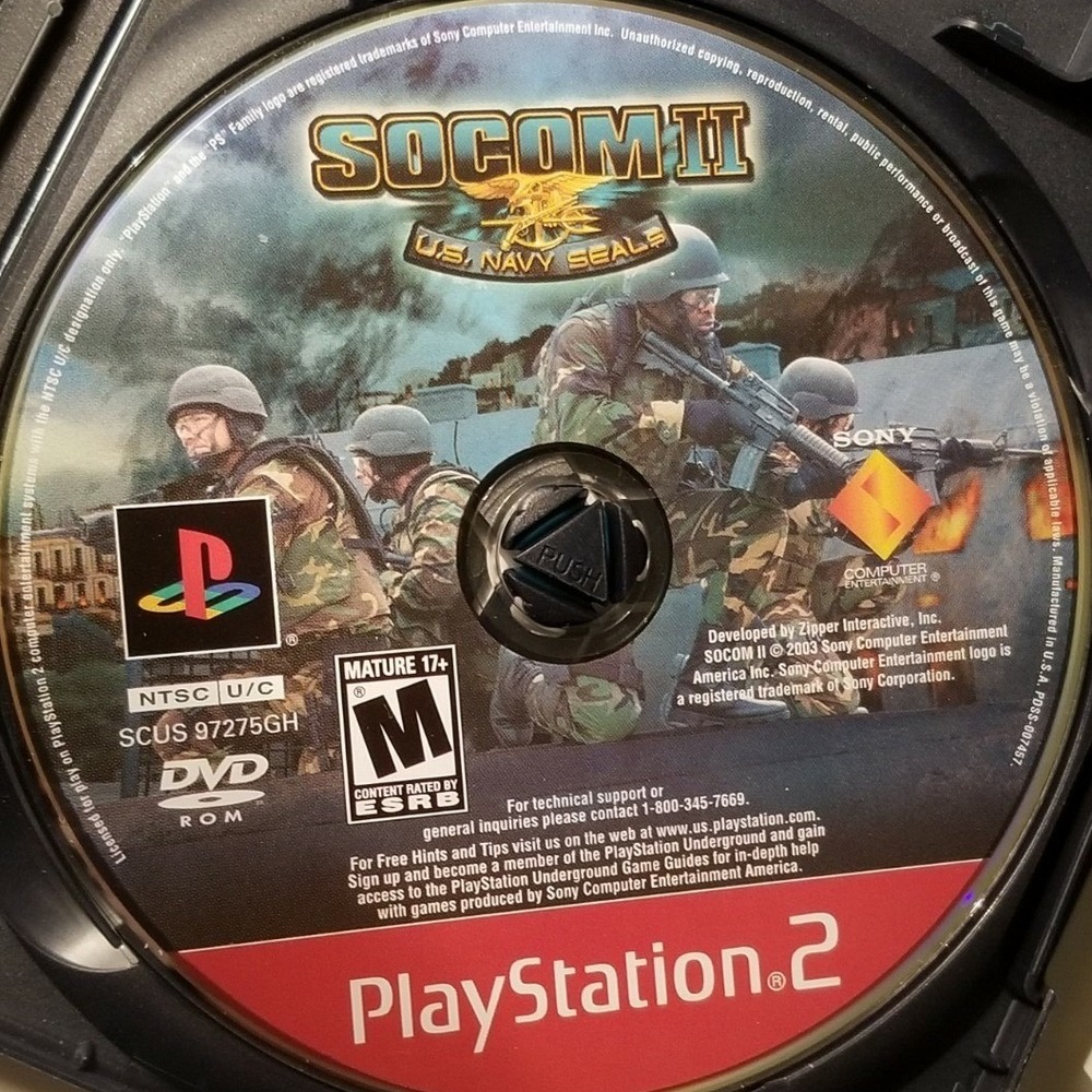 SOCOM II: U.S. Navy SEALs (Sony PlayStation 2, 2003)